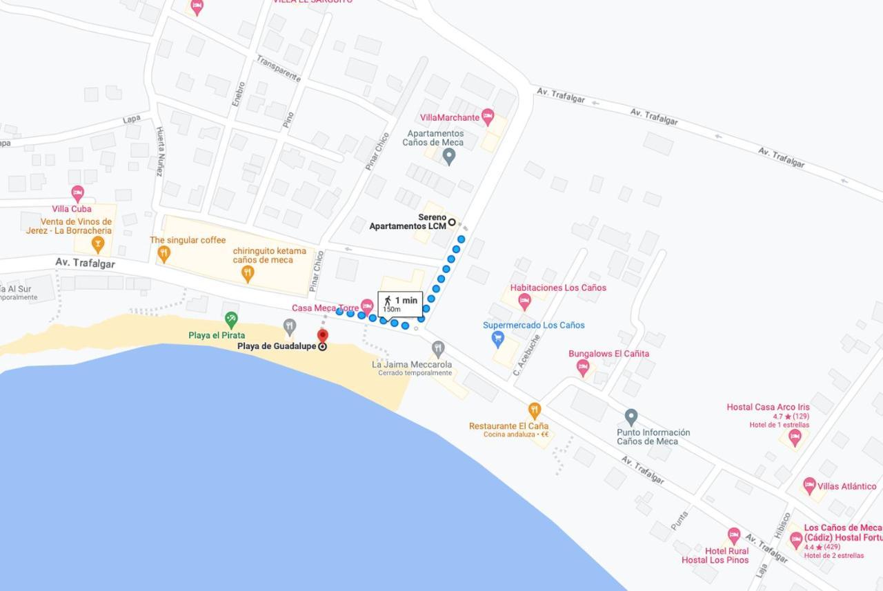 Apartamento Sereno 3 - Piscina, Garaje, Terraza Y Playa Los Canos De Meca Kültér fotó