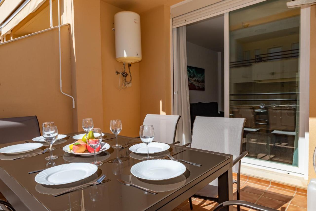Apartamento Sereno 3 - Piscina, Garaje, Terraza Y Playa Los Canos De Meca Kültér fotó