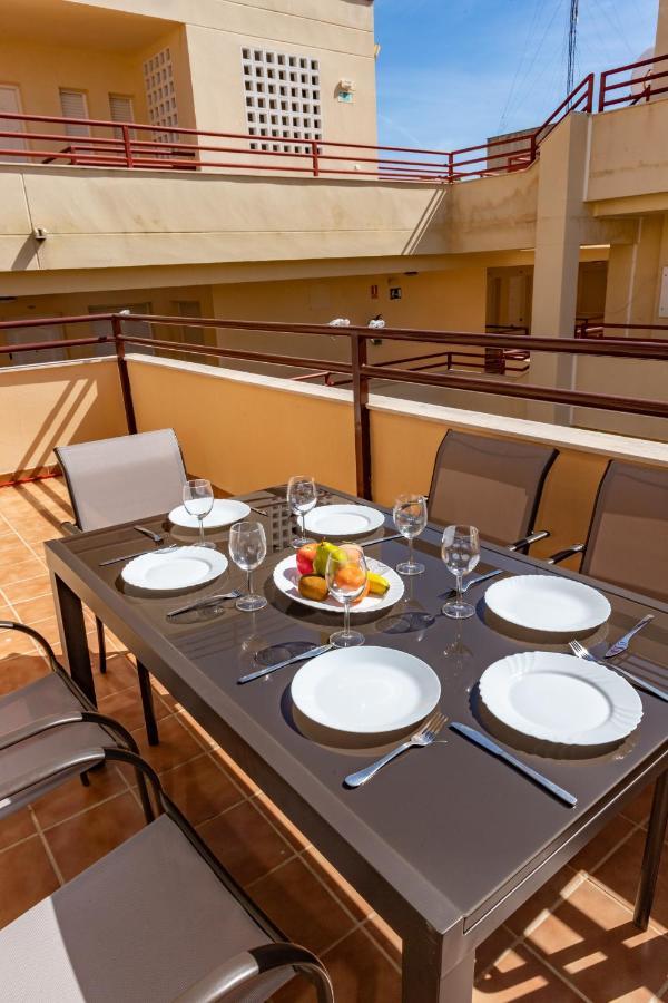 Apartamento Sereno 3 - Piscina, Garaje, Terraza Y Playa Los Canos De Meca Kültér fotó
